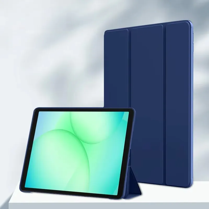 Etui Do SAMSUNG Galaxy Tab A11+ A9+ 10.9 Z Podstawką - Granatowy