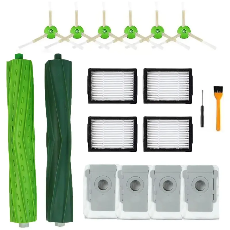 Zestaw XL Worki Filtry HEPA Szczotki Do IRobot Roomba I7 I3 J7 E7
