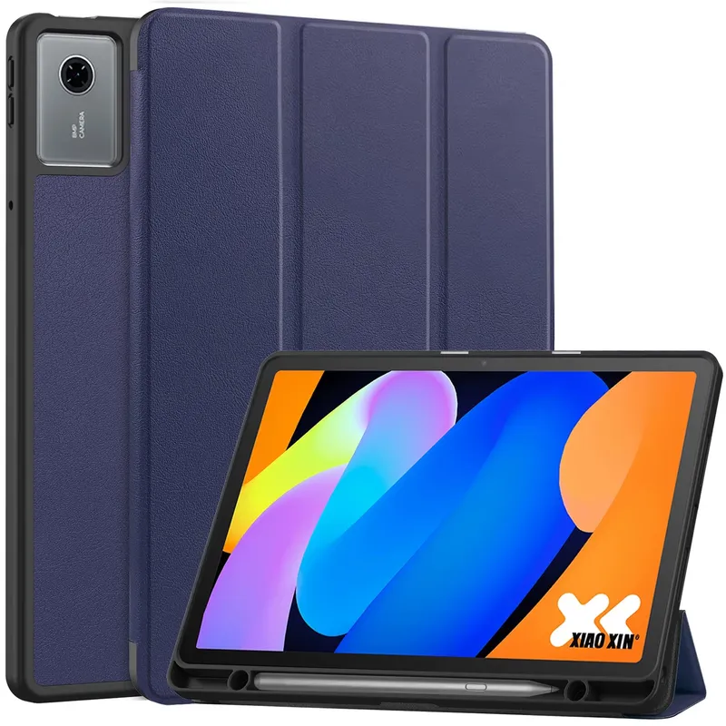 Etui Z Uchwytem Na Rysik Do Lenovo IdeaTab 11 TB336FU - Granatowe