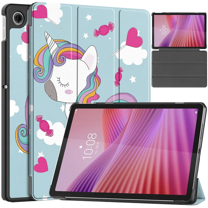 Etui Graficzne Do Lenovo Tab 10.1 2025 Z Klapką I Podstawką - Pony