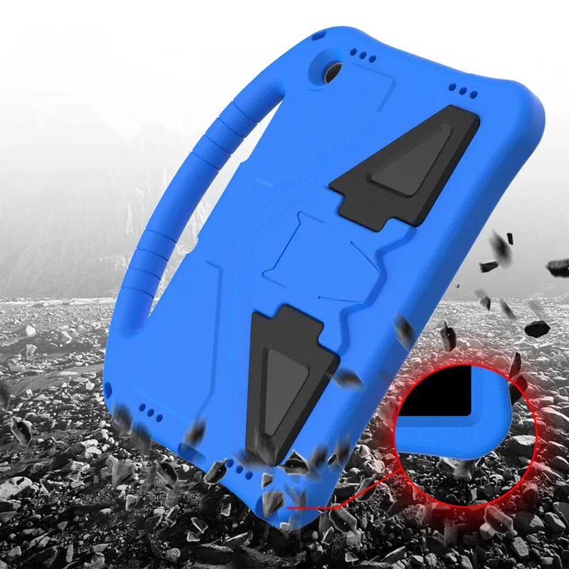 Etui Galaxy Tab A11+ A9+ 10.9 2025 2023 Pancerne Z Podstawką - Niebieski
