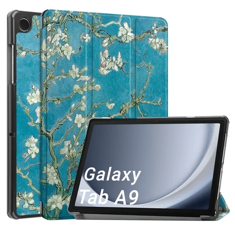 Etui Graficzne SAMSUNG Galaxy Tab A9 8 X110 Z Podstawką - Apricot