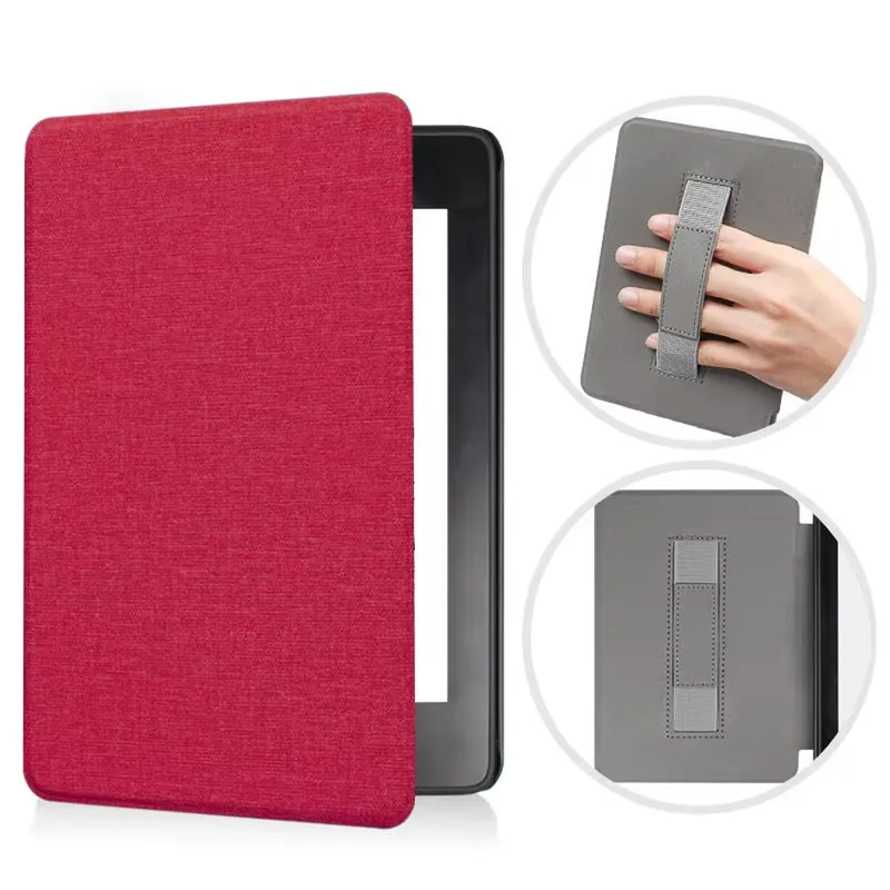 Etui Z Uchwytem Do Kindle Paperwhite 6 Colorsoft - Czerwone