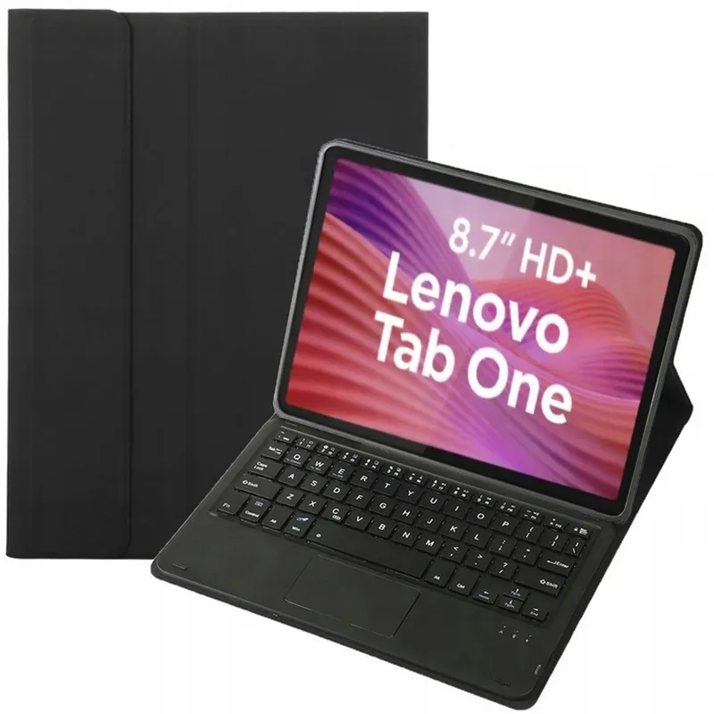 Etui Z Klawiaturą Bluetooth Do Lenovo Tab One TB305FU 8.7" - Czarny