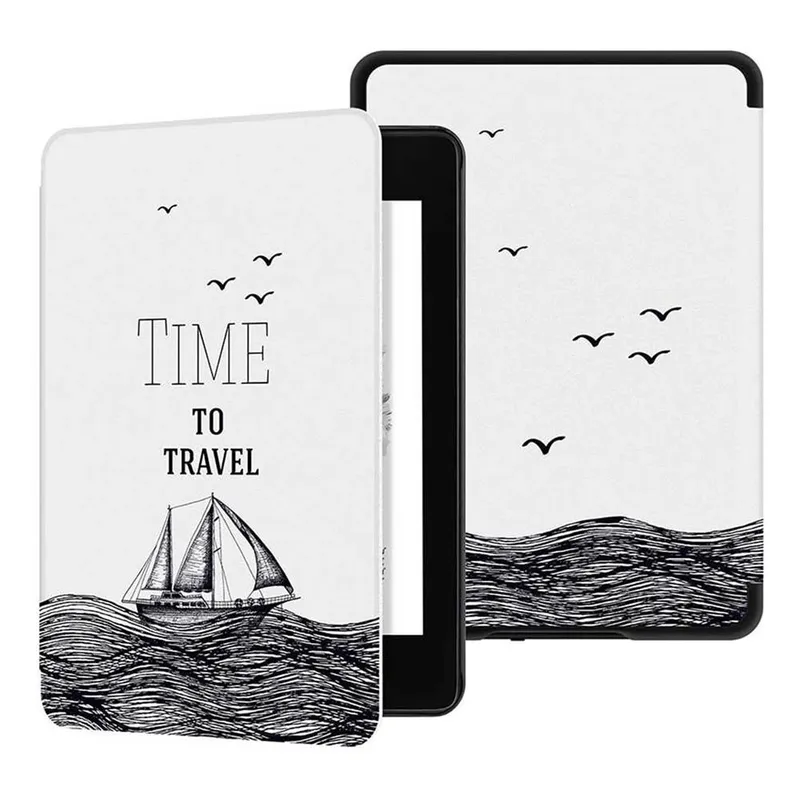 Etui Do Kindle Paperwhite 4 Gen 10 2018 Z Podstawką - Time To Travel