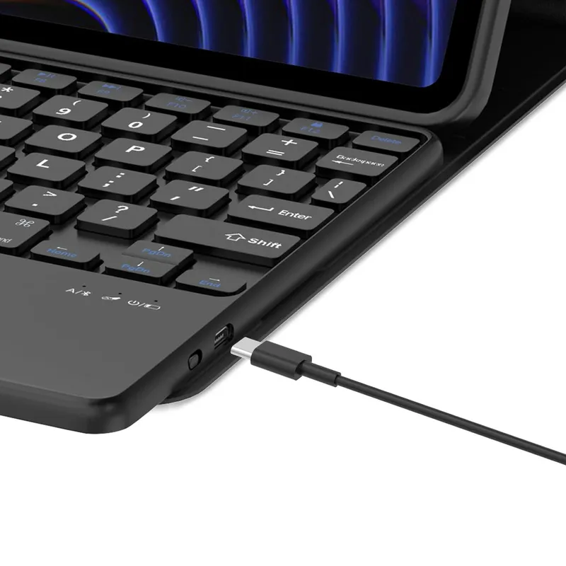 Etui Z Klawiaturą Touchpad Bluetooth Do XIAOMI Pad 7 PRO 11 2 - Czarny