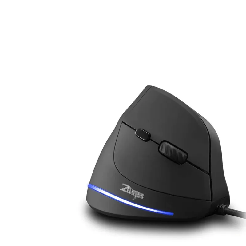 Mysz Pionowa Ergonomiczna ZELOTES T20 Przewodowa LED