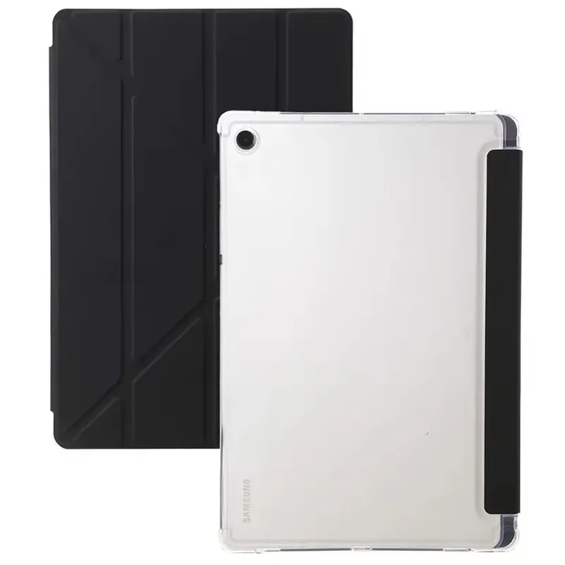 Etui Clear Trifold Do SAMSUNG Galaxy Tab S6 Lite 2022/24 10.4 - Czarne