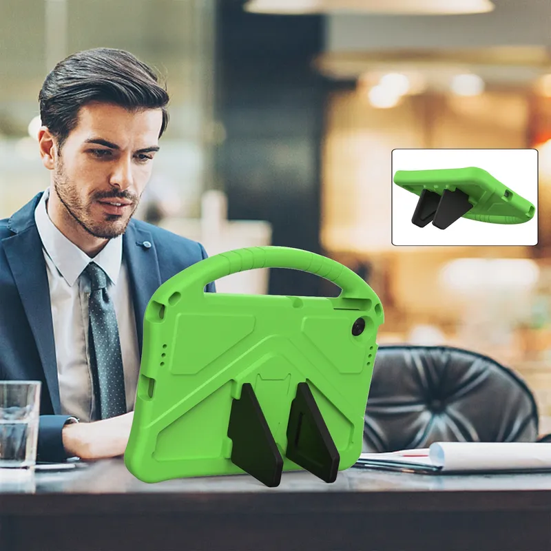 Etui FunColor Do Lenovo Tab 10.1 2025 Ochronne Z Podstawką - Zielone