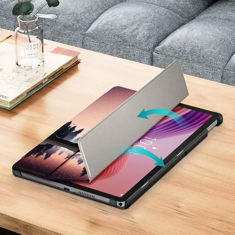 Etui Do Lenovo Tab 10.1 2025 Z Klapką I Podstawką - Wielokolorowe