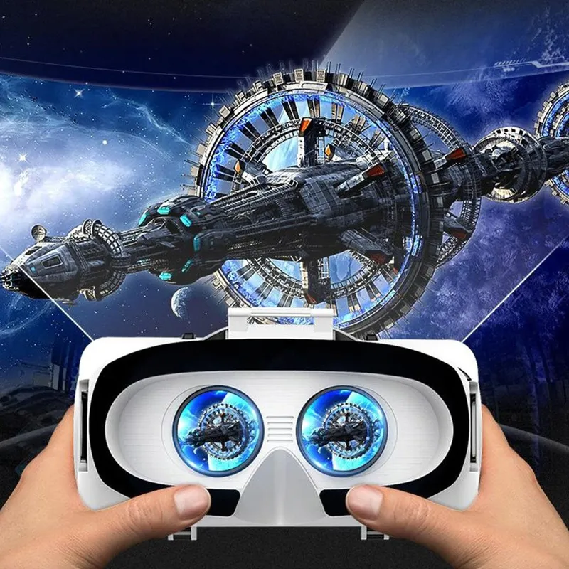 Okulary VR 3D Shinecon G06 Pilot Opaska Do Smartfona - Biały