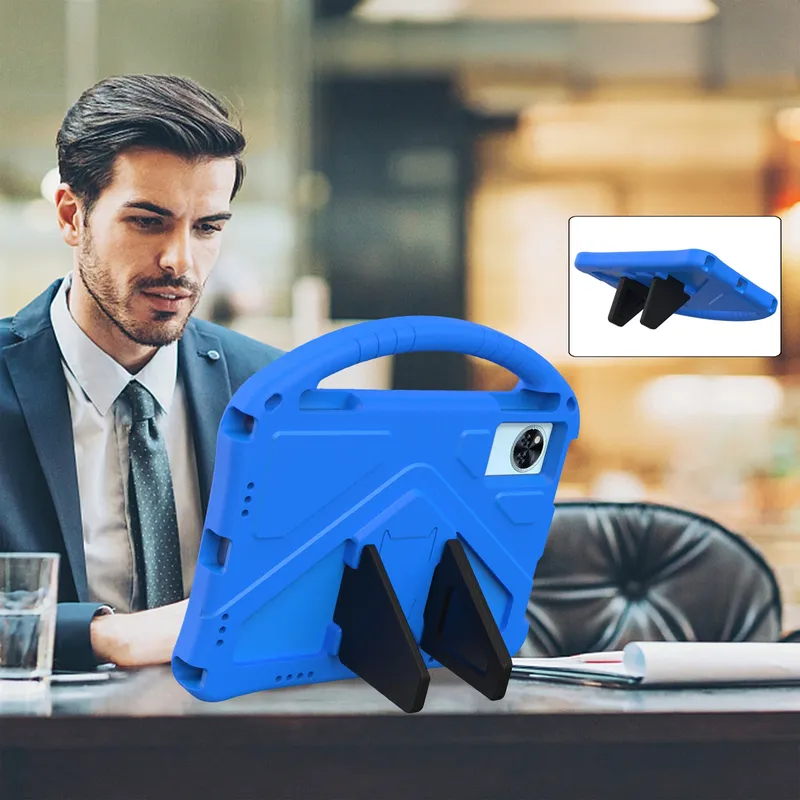 Etui FunColor Do Lenovo IdeaTab 11 - Pancerne Z Podstawką Niebieski