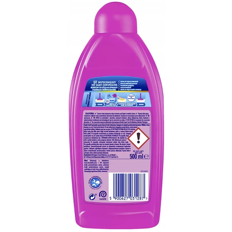 VANISH Oxi Action Szampon Do Dywanów I Tapicerki 500ml - Złoty