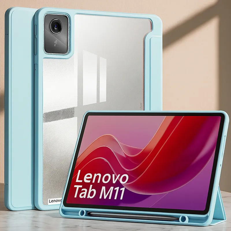 Etui Crystal Case Lenovo Tab M11 10.95 11 TB330 - Niebieski
