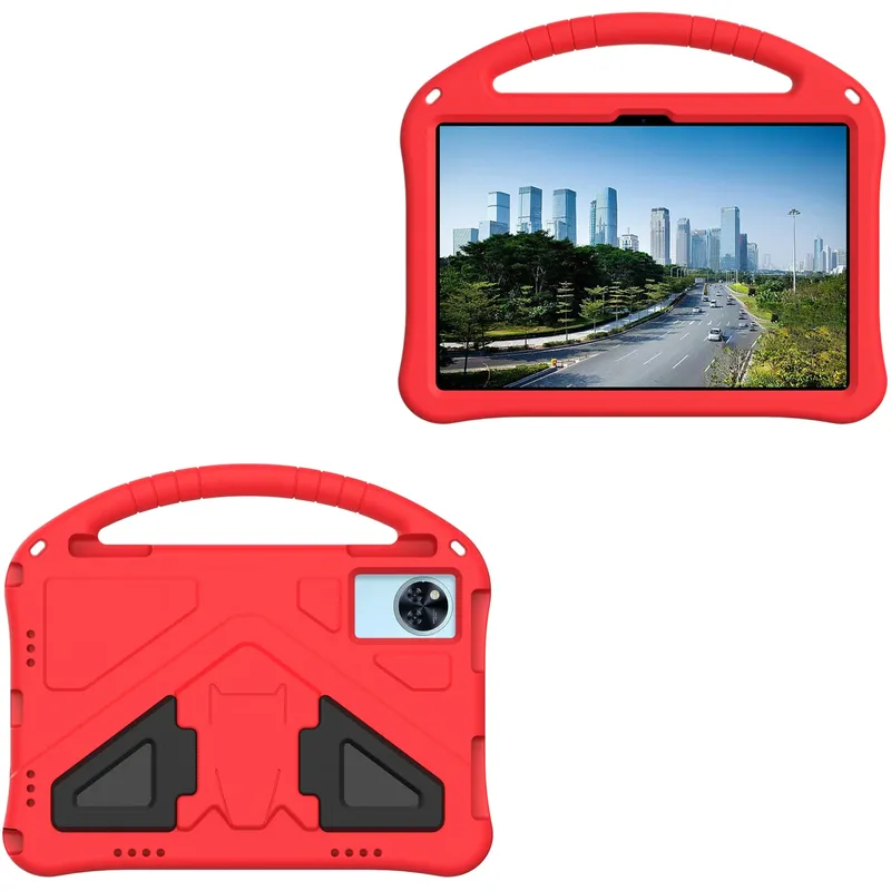Etui Ochronne FunColor Do Lenovo Idea Tab 11 Z Podstawką - Czerwone