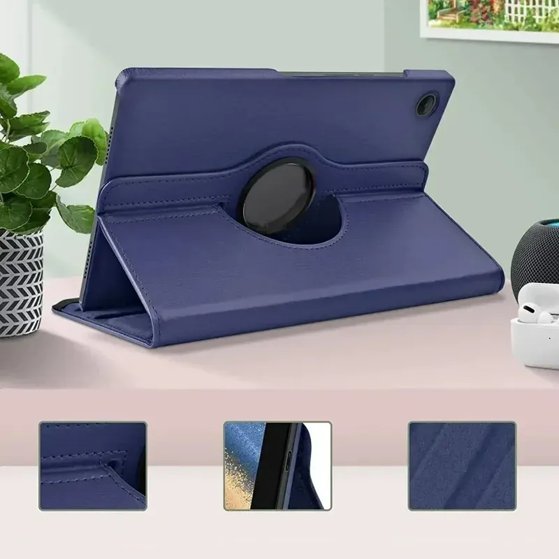 Etui Obrotowe 360 Do SAMSUNG Galaxy Tab A9 8 7 - Granatowe