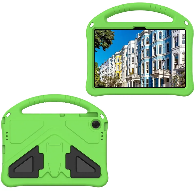 Etui FunColor Do Lenovo Tab 10.1 2025 Ochronne Z Podstawką - Zielone