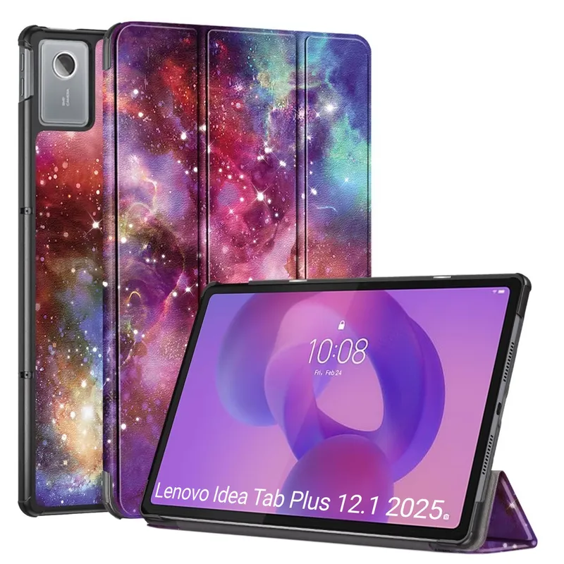 Etui Do Lenovo Idea Tab Plus 12.1 2025 Z Podstawką - Wielokolorowe