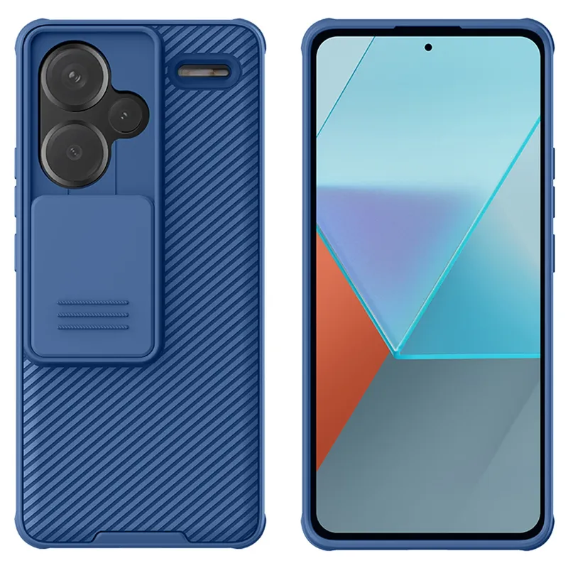 Etui NILLKIN CamShield Pro Do Redmi Note 13 Pro Plus 5g - Niebieski