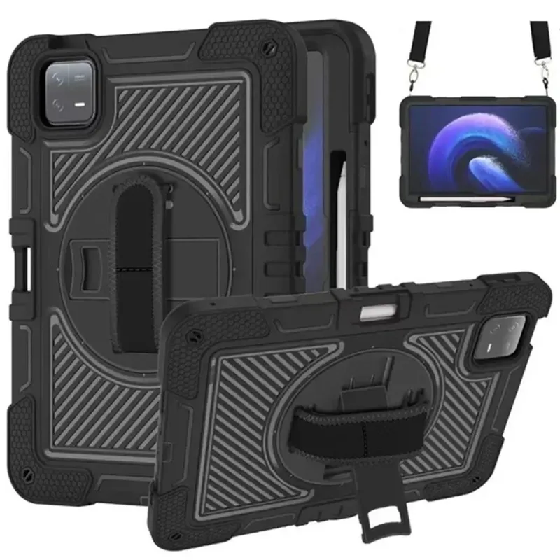 Etui Armor Do XIAOMI Pad 7/7 Pro 11.2 Pancerne Z Podstawką - Czarne