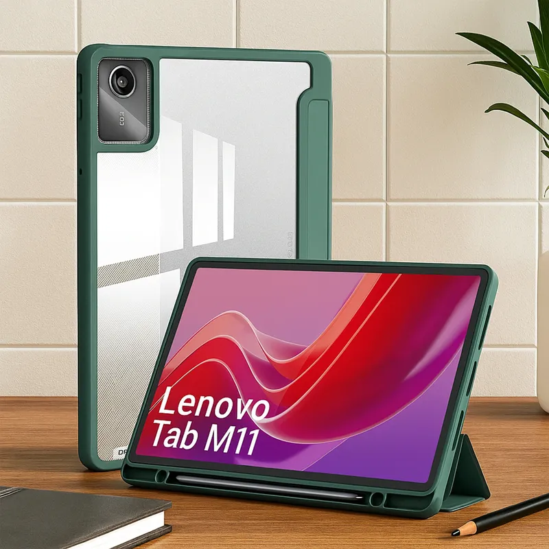 Etui Crystal Case Do Lenovo Tab M11 10.95 11 TB330 - Zielone