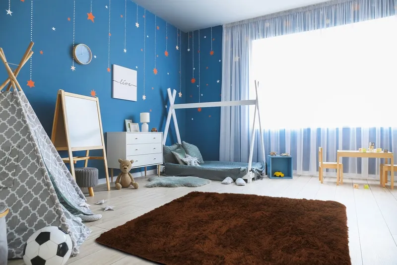 Dywan Shaggy 150x80 cm Miękki Puszysty Do Salonu I Sypialni - DarkCoffee