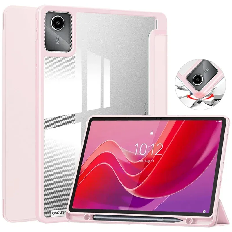 Etui Crystal Do Lenovo Tab M11 10.95 11 K11 K11E TB330 - Różowe
