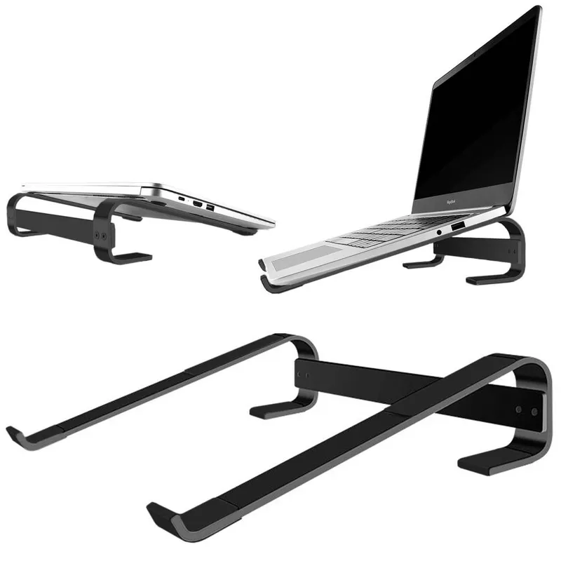 Aluminiowa Podstawka Stojak Pod Tablet Laptop Do 18 - Czarny