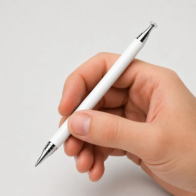 Rysik 2w1 Stylus Pen Do Tabletu I Telefonu - Biały