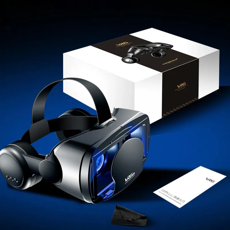 Okulary VR VRG Pro Plus Do Wirtualnej Rzeczywistości Gogle 3D - Czarny