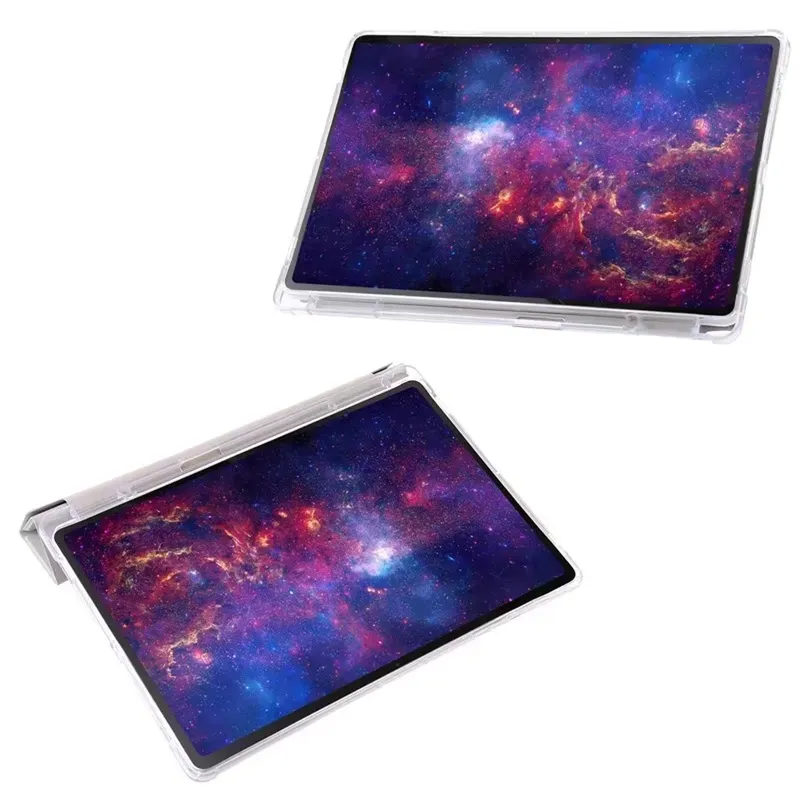Etui Clear Trifold Do SAMSUNG Galaxy Tab S6 Lite 2022/24 10.4 - Czarne