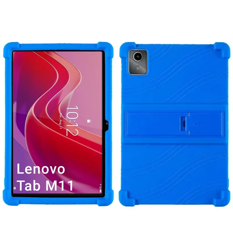 Etui Armor Do Lenovo Tab M11 10.95 TB330FU Z Podstawką - Niebieskie