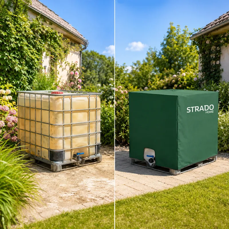 Pokrowiec Na Zbiornik IBC 1000l Mauzer 100x120x116 cm - Zielony