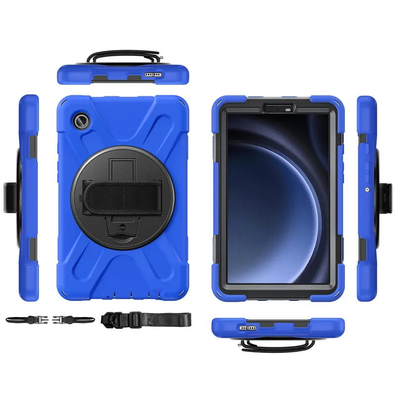 Etui Pancerne Shockproof Do SAMSUNG Galaxy Tab A9 8.7 2023 - Niebieskie