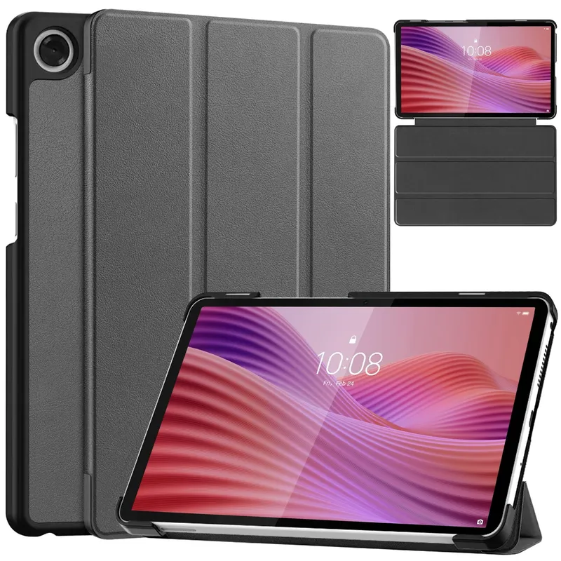 Etui Smart Do Lenovo Tab One 8.7 2025 TB305FU Z Podstawką - Szare