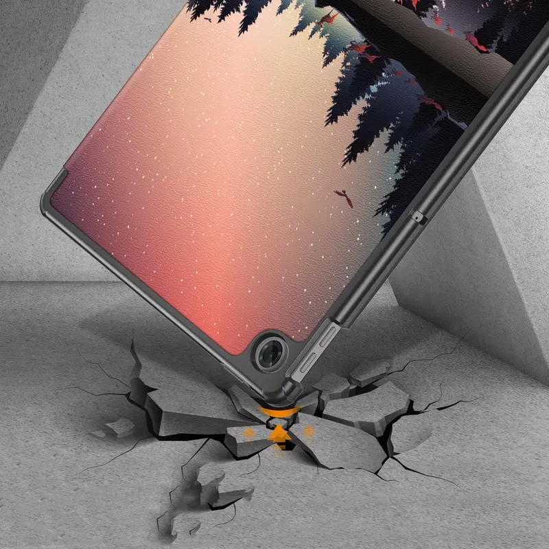 Etui Do Lenovo Tab 10.1 2025 Z Klapką I Podstawką - Wielokolorowe