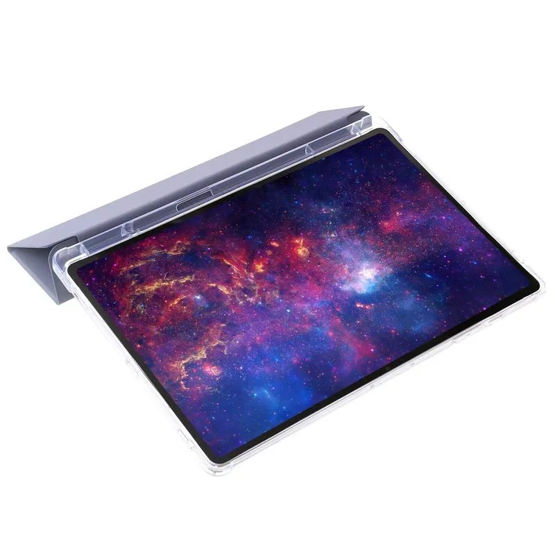 Etui Do SAMSUNG Galaxy Tab A11+ A9+ 10.9 11 TriFold Z Podstawką - Fioletowy