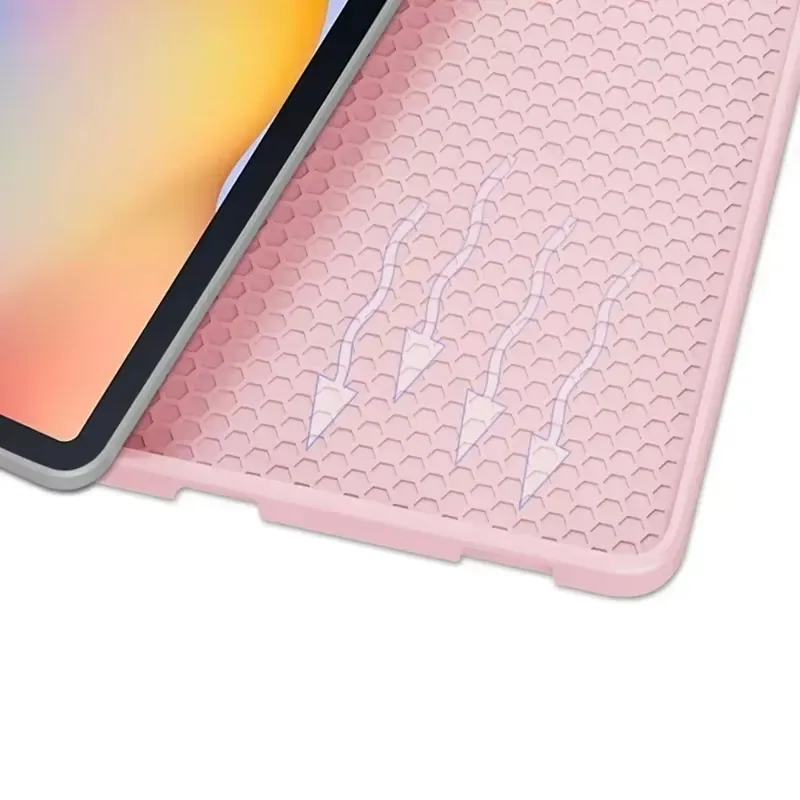 Etui Z Klawiaturą Bluetooth Galaxy Tab S10 Lite 10.9 SM-X406 - Różowe