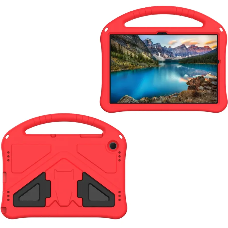 Etui Galaxy Tab A11+ A9+ 10.9 Ochronne Z Podstawką - Czerwony