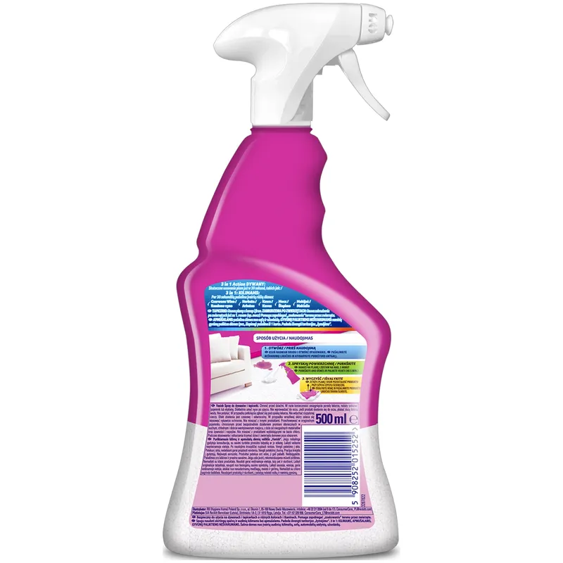 VANISH Oxi Action Odplamiacz Spray Do Dywanów Tapicerki 500ml