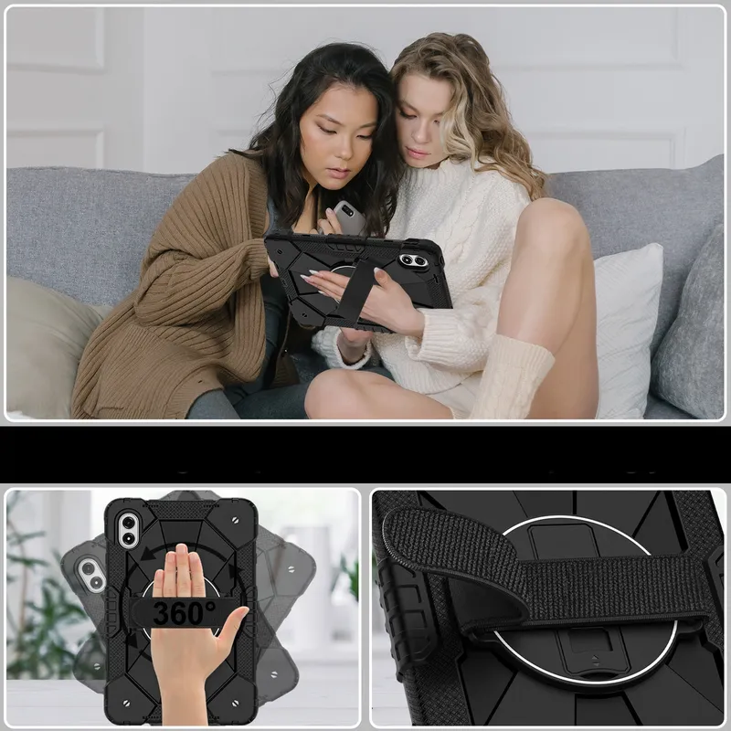 Etui Pancerne Z Uchwytem Do Redmi Pad Pro 2 12.1 2025 - Czarne
