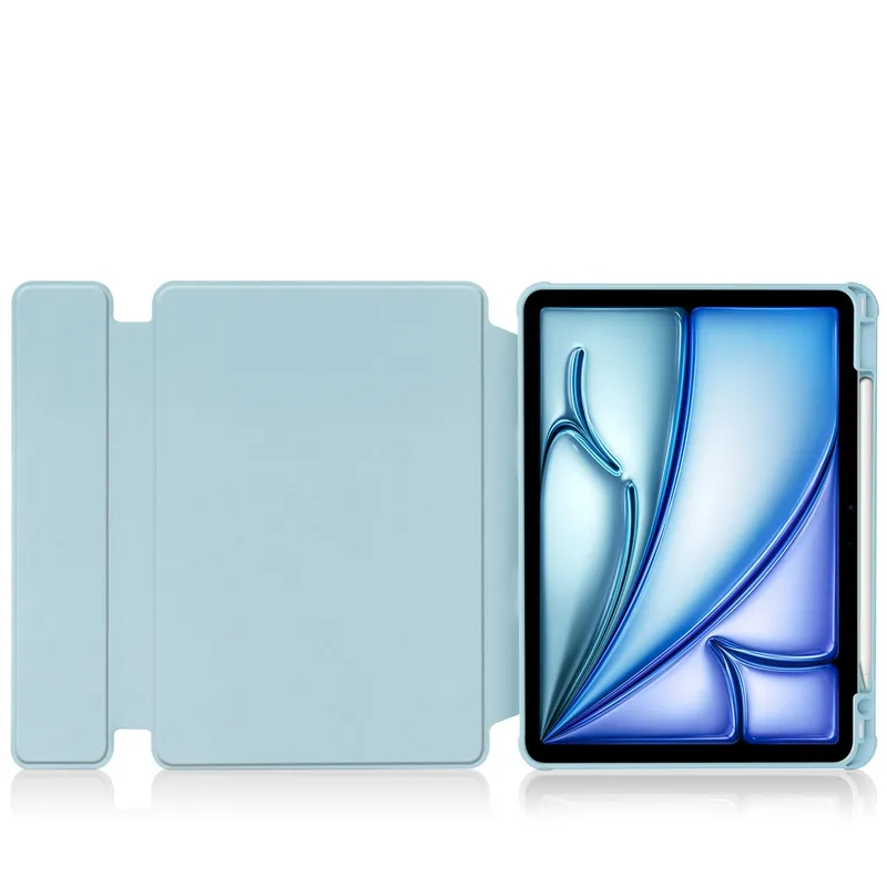 Etui Z Klawiaturą 360 IPad Air 13 M4/M3/M2 Ochronne - Niebieski