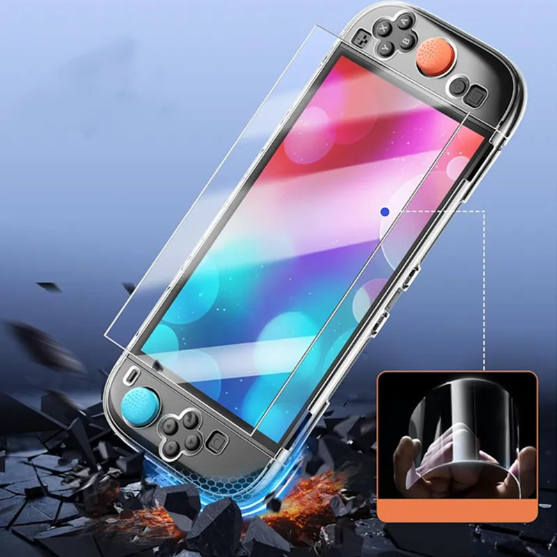 Zestaw Akcesoriów Nintendo Switch 2 Etui Pokrowiec Szkło Nakładki