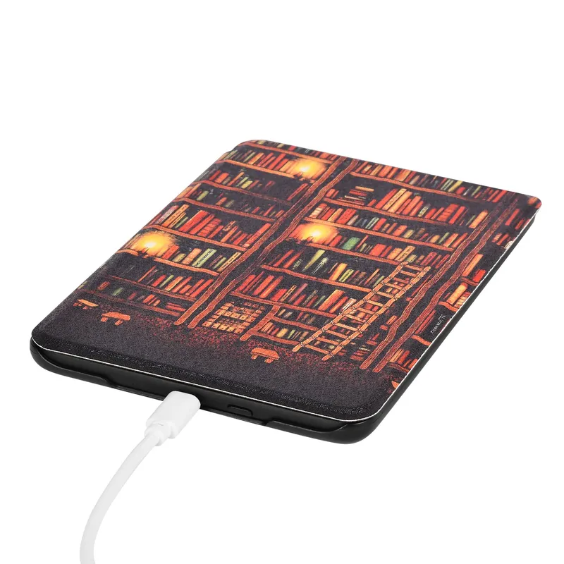 Etui Graficzne Do Kindle Paperwhite 6 Colorsoft Signature Edition - Library