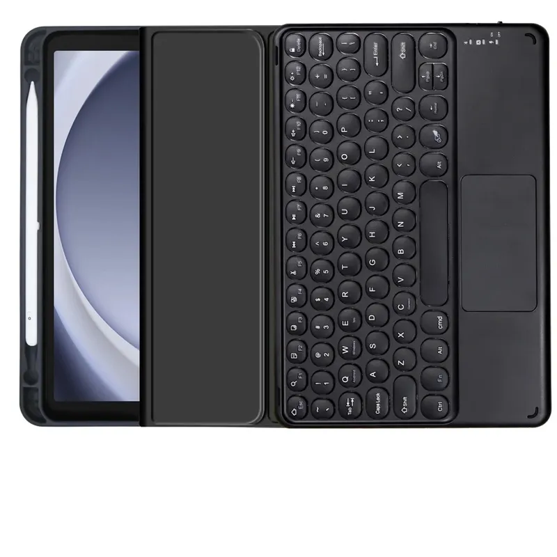 Etui Z Klawiaturą Bluetooth Do SAMSUNG Galaxy Tab A9 8.7 X110/X115 - Czarne
