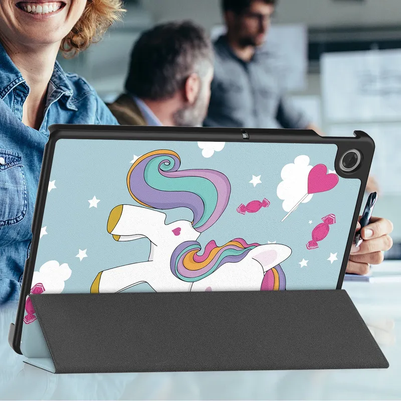 Etui Graficzne Do Lenovo Tab 10.1 2025 Z Klapką I Podstawką - Pony