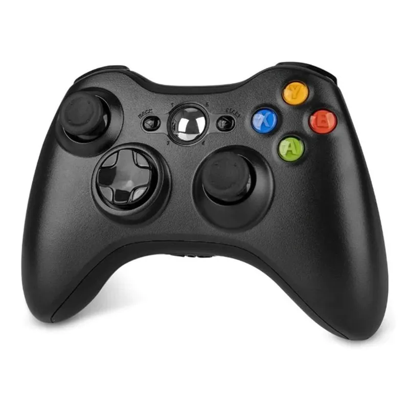 Bezprzewodowy Gamepad Kontroler Xbox 360 Dual Shock - Czarny