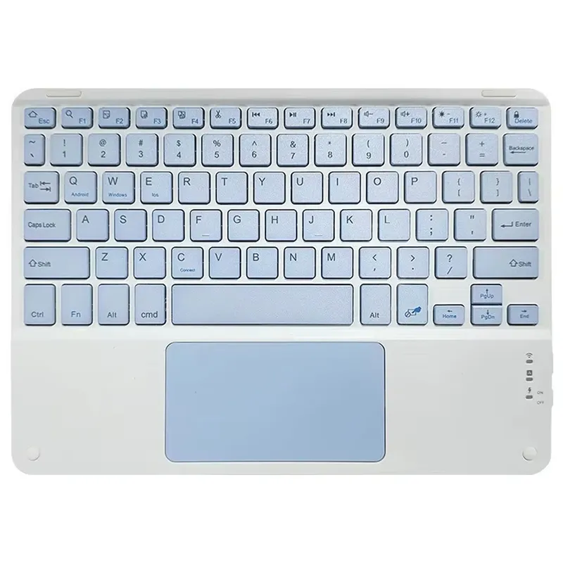 Etui Z Klawiaturą Bluetooth Do Lenovo Idea Tab Pro 12.7 - Niebieskie