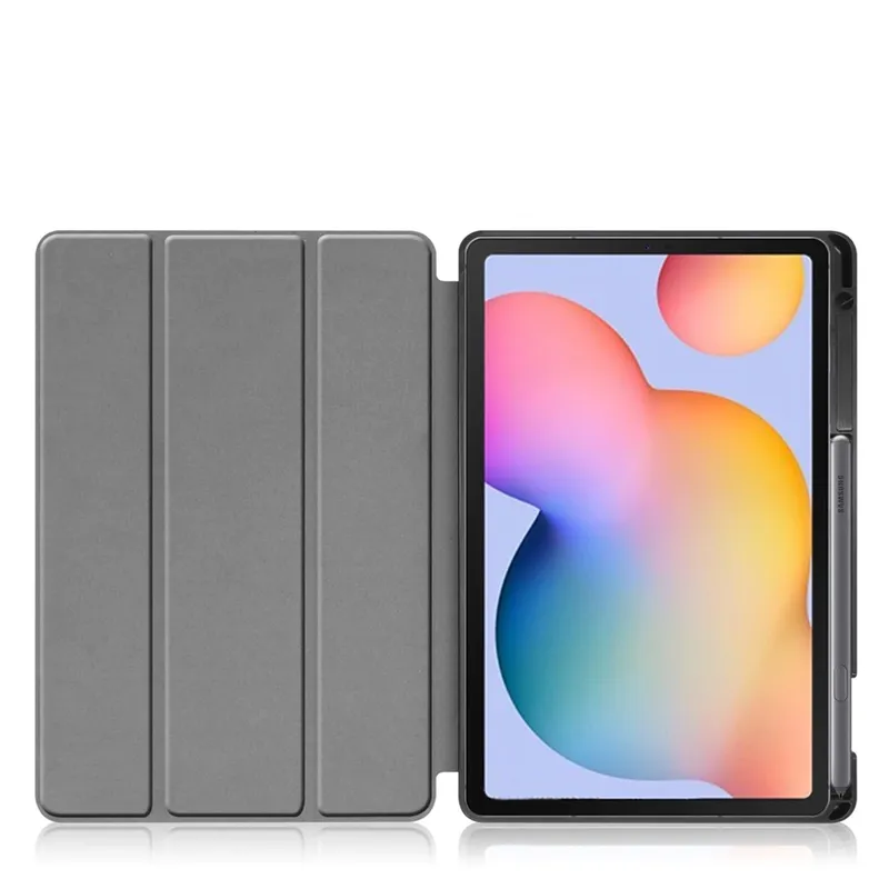 Etui Smart Z Uchwytem Rysik Do SAMSUNG Galaxy Tab S6 Lite 10.4 - Czarny