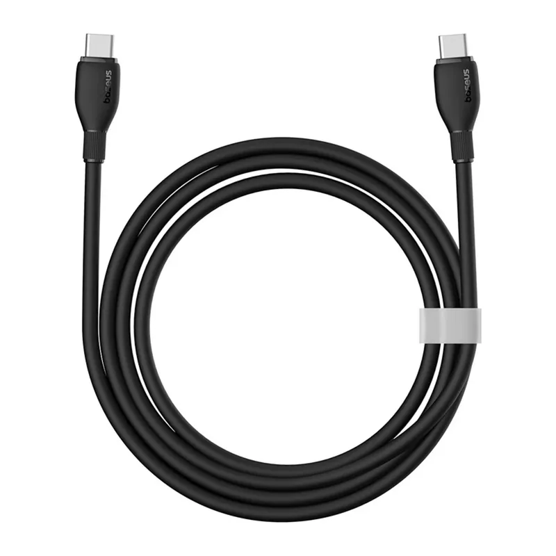 Kabel BASEUS Pudding Series USB-C 100W 1.2m - Czarny